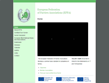 Tablet Screenshot of eurofarrier.org